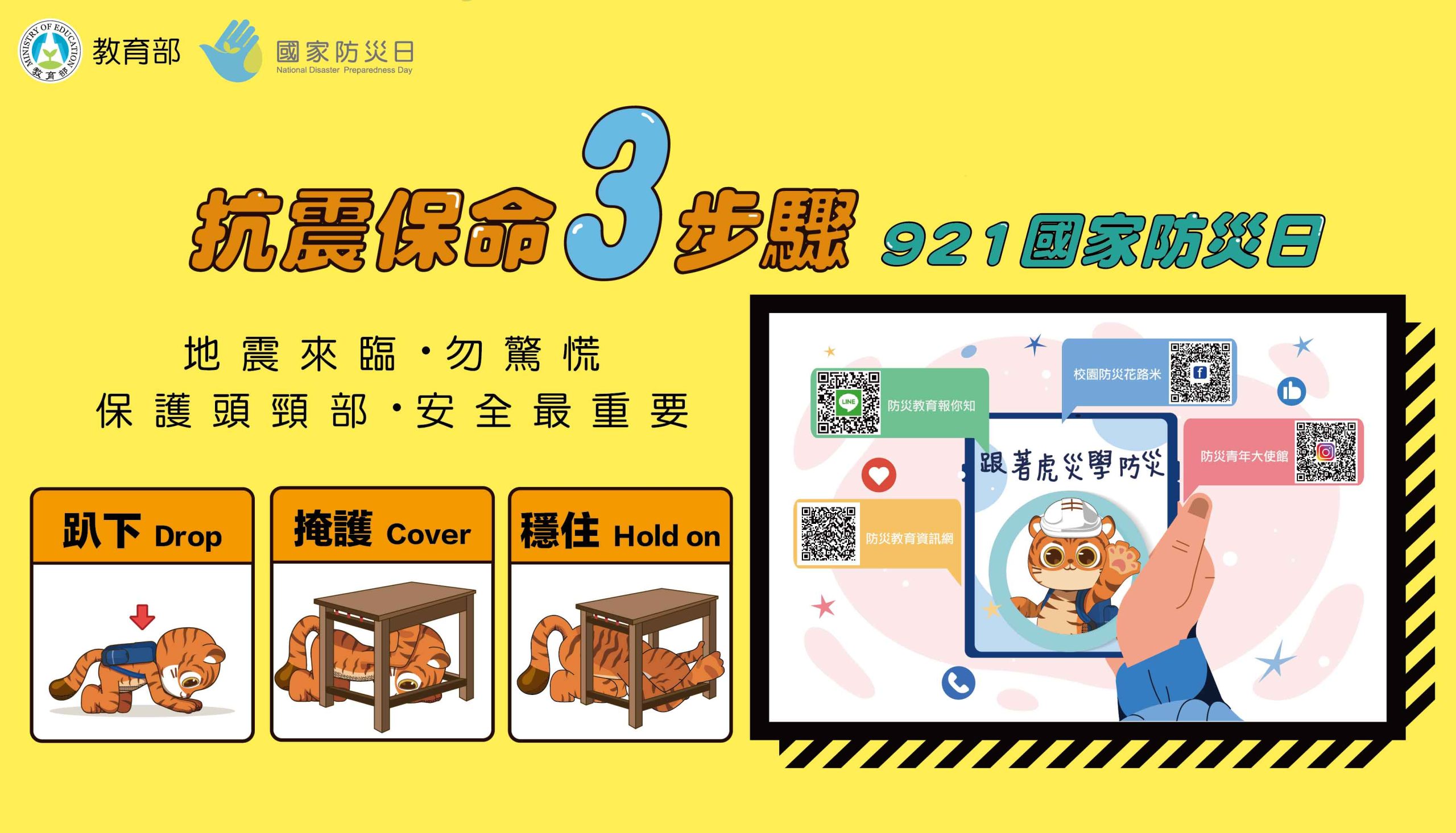 避難三步驟