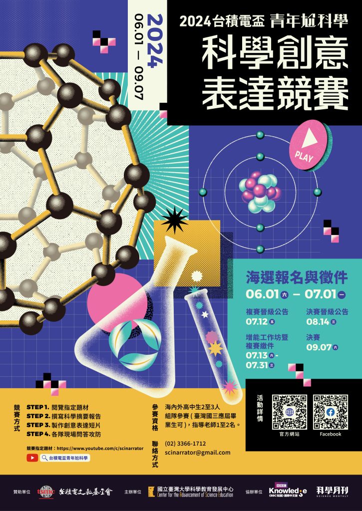 科學創意表達競賽海報