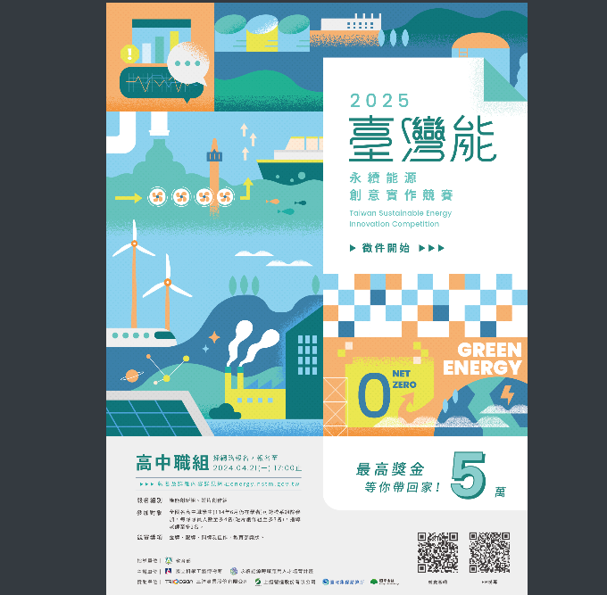 臺灣『能』-永續能源創意實作競賽海報