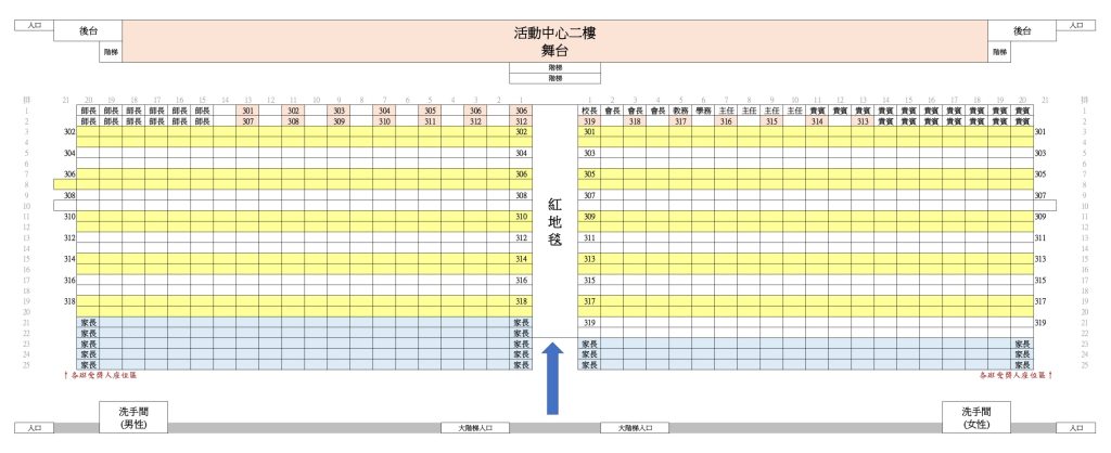 第32屆畢典活動中心位置圖